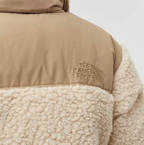 Chaqueta Sherpa Beige Unisex Personalizada de Primera Calidad, con Capucha, Transpirable, Ecológica, Resistente al Viento, Informal, de Forro Polar para Invierno - Product Image 4