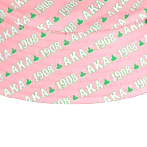 Chapeau Bob Réversible Rose et Noir AKA avec Logo Brodé, Chapeau de Pêche en Coton Double Face, Casquette de Voyage Décontractée Anti-UV - Product Image 3