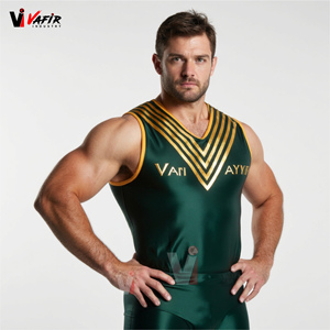 2025 nouveau Design pas cher mâle Stretch Wrestling Singlet nouveaux Arts martiaux porter à vendre - Product Image 6