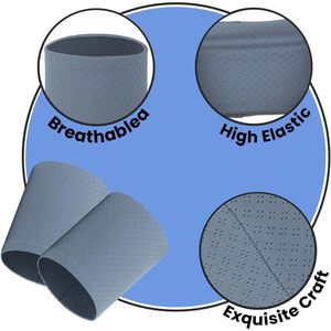 2025 6 uds 3 pulgadas refrigeración muñeca banda para el sudor elástico hielo seda deporte pulsera logotipo bordado fino seco agarre amortiguación para el verano - Product Image 4