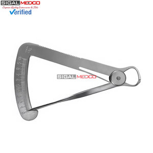 Pied à coulisse à ressort manuel de précision en métal, robuste, à pointe arrondie, 4 pouces, pour mesures internes et externes - Product Image 4
