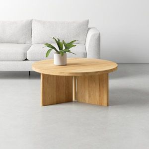 Mesa de Centro de Madera Rústica Única, Hecha con Madera Dura de Primera Calidad, para un Toque Auténtico en el Hogar - Product Image 2