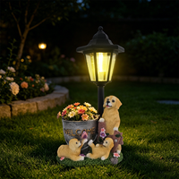 Solar-Gartenlaterne mit Tierfigur, LED-Pflanzgefäß-Dekoration für Hof, Terrasse, Rasen und Landschaftsgestaltung