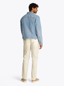 Ripped distressed <b>denim</b> <b>jacket</b> made with soft breathable fabric featuring a modern rugged look reinforced seams - Product Image 3