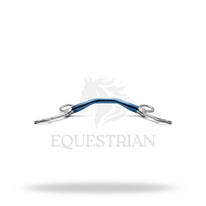 Bocado de Mullen de vástago corto y puerto bajo para caballo, equipo de equitación - Product Image 3