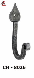 Gancho para sombreros y abrigos MALLEABLE con diseño de mango, para instalaciones estándar en puertas, precio al por mayor - Product Image 3