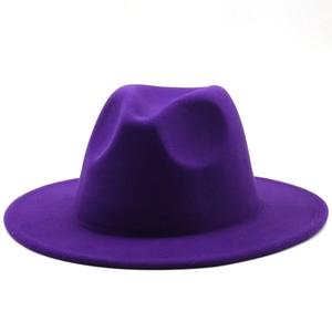 Chapeau de cowboy uni en gros, à large bord incurvé et plat, classique, vierge, pour sports de plein air, voyage, toutes saisons, pour adulte - Product Image 5