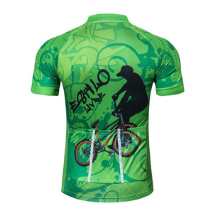 Jersey de Ciclismo Sublimado al por Mayor, con Logotipo de Marca Personalizado, de Secado Rápido, Aislado, para Maratón, Manga Corta - Product Image 4