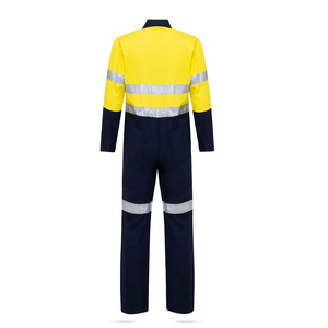 Combinaison de travail haute visibilité respirante, personnalisable avec logo, résistante, conforme aux normes ANSI Classe 2 et EN ISO 20471 Classe 3, réfléchissante - Product Image 4