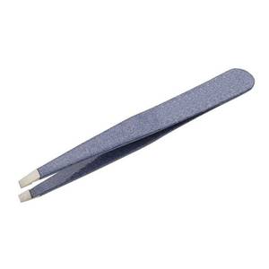 แหนบตัดขนตา Morje Surgical Precision สแตนเลสสตีล ขนาด 10 มม. ปลายเรียบ จับถนัดมือ เคลือบสีน้ำเงิน - Product Image 2