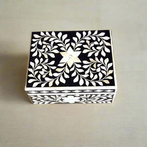 Elegant Bone Inlay <b>Keepsake</b> Jewellery <b>Box</b> Handmade Wooden Decorative Organizer for Luxury Gift Collection - Product Image 2