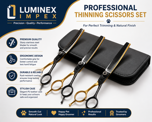 Ciseaux professionnels pour toilettage des animaux, pour couper les poils des animaux, ciseaux de toilettage pour une coupe lisse et facile, professionnels - Product Image 5