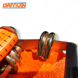 Vietnam 3 & 5 Ton Lashing Belt with Ratchet Tie-down Straps Wholesale Strap Retractable Auto Cargo 100% Polyester Webbing - Product Image 5