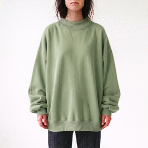 Women's Long-Sleeved Pullover Sports Hoodie <b>Mock</b> <b>Neck</b> Sweatshirt with Fleece <b>Top</b> - Product Image 1