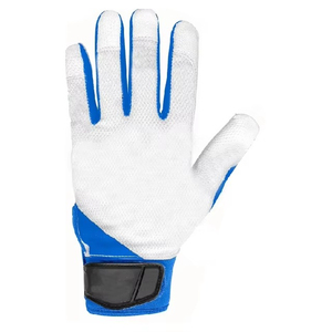 Made to Order Baseball Batting Gloves with Breathable Textile Backhand Secure Wrist Closure Team Colors and OEM Wholesale Supply - Product Image 4