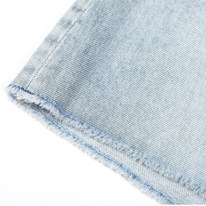 Women's Mid Waist Summer Denim Straight Shorts New Fashion Casual Slim Button Decoration Custom Logo Sexy Breathable Quick Dry - Product Image 5