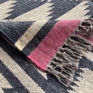 <b>Traditional</b> Wool Jute 6x9 Dhurrie Kilim Format <b>Rug</b> Area Carpet Mat Heritage Home Decor <b>for</b> <b>Living</b> <b>Room</b> & Bedroom - Product Image 4