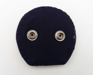 Badges de sécurité de luxe en feutre tissé de haute qualité, faits main, avec broderie en fil de bouillon et design couronne pour blazer - Product Image 3