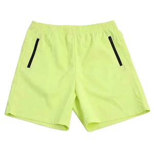 Shorts décontractés pour hommes, légers, de haute qualité, en polyester et coton, taille élastique, mi-longs, écologiques - Product Image 4