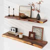 Étagère murale flottante rustique en bois entrecroisé, multi-niveaux, type Tic Tac Toe, pour rangement, présentation et décoration