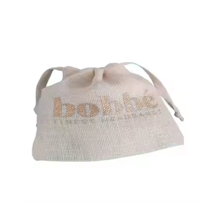 Bolsa de regalo con cordón de algodón y muselina de estilo bohemio de diseño personalizado, bolsa de mensajero para mujer de alta calidad, perfecta para embalaje de dulces - Product Image 3