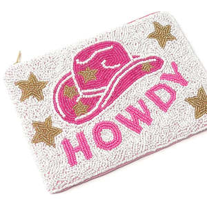 Monedero de Lujo Hecho a Mano con Cuentas de Cristal Estilo Vaquero Occidental, Cartera con Cremallera para Mujer, Mini Regalo, Venta al por Mayor OEM ODM - Product Image 3