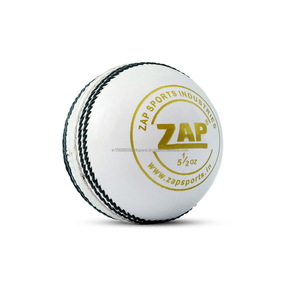 Pelotas de Críquet de Cuero RED ZAP Monster, Curtidas al Alumbre, Hechas a Mano, Aprobadas por el Quality Council, ZAP SPORTS ZAPS-BL05, 5 1/2 oz - Product Image 4