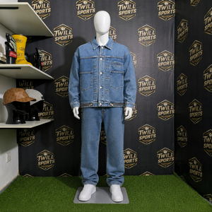 Blouson en jean classique pour homme 2025/2026 – Hiver, style urbain, coton biologique durable, coupe élégante, décontracté, coupe-vent - Product Image 6