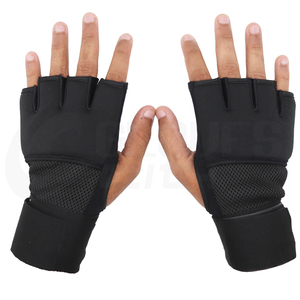 Gants de musculation unisexes en cuir de haute qualité, respirants, demi-doigts, antidérapants, légers, avec sangle de poignet réglable, pour le sport 2026 - Product Image 2