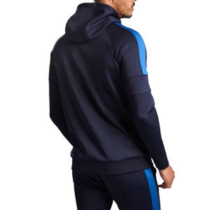 Ensemble de survêtement de sport personnalisé imprimé pour l'extérieur : veste et pantalon de course, tenue d'entraînement de fitness en gros, ensemble athlétique chaud 2 pièces - Product Image 4