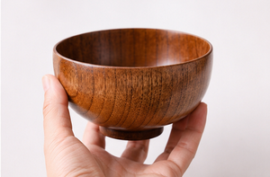 Bol à salade et à soupe en bois d'acacia, design personnalisé fait main, poli, écologique, durable, non toxique, pour les fêtes, la maison, les restaurants - Product Image 3