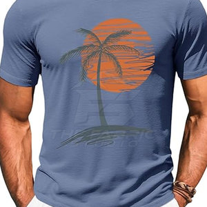 T-shirt DTG décontracté, élégant et confortable, en coton de haute qualité, doux, en molleton, séchage rapide, écologique, respirant, imprimé graphique pour hommes - Product Image 6