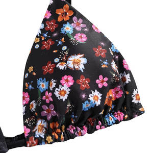 Traje de Baño Bikini de Una Pieza para Mujer, Diseño ODM con Logotipo Personalizado en la Parte Delantera, Escote en V Profundo, Estampado, Sexy - Product Image 6