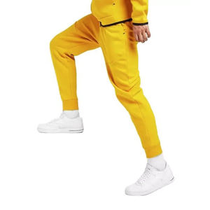 Conjunto Deportivo para Hombre, Económico, Otoño Invierno, Sudadera con Capucha, Pantalones Deportivos, Estampado Sólido, Felpa, Dos Piezas, Ropa Deportiva para Gimnasio, Venta al Por Mayor - Product Image 6