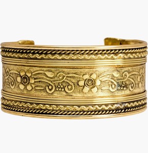 กำไลข้อมือทองแดงและทองเหลืองสำหรับบรรเทาอาการปวดข้อแบบแม่เหล็ก ลายพระพุทธรูป สลักลายโบราณ สำหรับทั้งชายและหญิง เครื่องประดับทองแดงโบราณ - Product Image 4