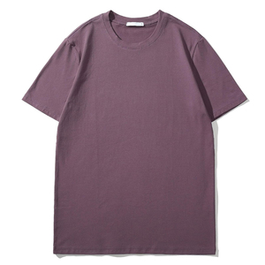 เสื้อยืดคอกลมผู้ชายสไตล์คลาสสิกเรียบง่าย ผ้าฝ้าย 100% เนื้อนุ่ม น้ำหนักเบา ทรงปกติ เหมาะสำหรับใส่ทุกวัน เล่นกีฬา และกิจกรรมกลางแจ้ง - Product Image 1