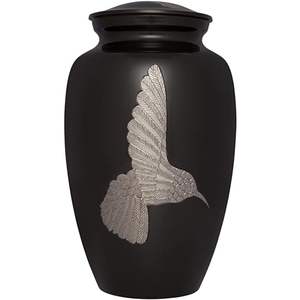 Urna Funeraria Artesanal de Latón para Mascotas - Jarra Grande de Metal para Cenizas de Perros y Gatos - Recipiente Conmemorativo con Huella de Pata - Vaso Funerario Resistente - Product Image 6