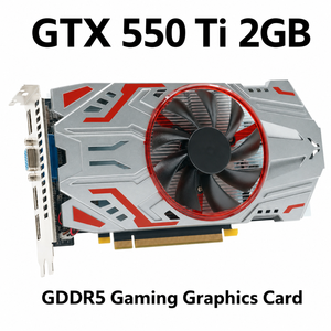 การ์ดจอ New XHVGA GTX 550 Ti <span class=keywords><strong>2GB</strong></span> GDDR5 128-Bit PCI Express 40nm รองรับ DirectX 11 /VGA/DVI/ พร้อมพัดลมระบายความร้อนเดี่ยว - Product Image 1