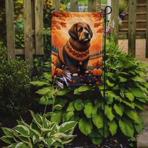 Multicolor Briard Fall Garden Flag Buzón Decorativo Yard Flag Banner para Patio Obra de arte para macizos de flores y tamaño de césped - Product Image 2