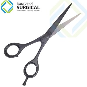 Rasoir droit professionnel et ciseaux à effiler en acier inoxydable, lame droite pour la coupe de cheveux - Product Image 2
