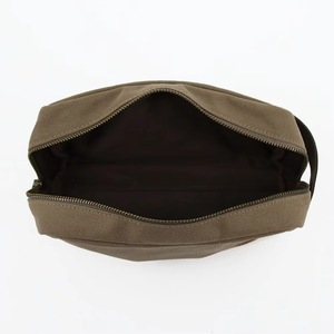 Hot Selling Unisex Premium <b>Cork</b> Canvas Travel Organizer Waterproof PVC PU Toiletries Bag Zipper Sustainable Cosmetic Bag Women - Product Image 2