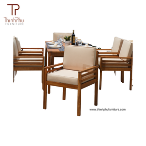 Contemporary Outdoor Rattan <b>Garden</b> <b>Chair</b> Eco-friendly <b>Foldable</b> Solid <b>Wood</b> Frame for Restaurant Hotel Kitchen Courtyard Villa - Product Image 5