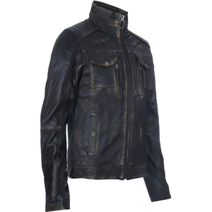 Chaquetas de Cuero para Hombre de la Mejor Calidad, con Logotipo Personalizado, Cierre Negro, Resistentes al Viento, Manga Larga, Corte Ajustado, Prácticas para Actividades al Aire Libre - Product Image 3