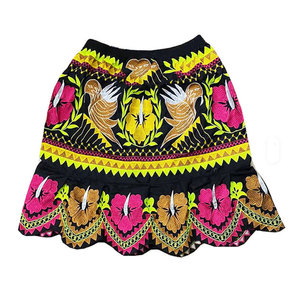 Falda Hawaiana de Algodón con Bordado Floral Personalizado para Mujer, Diseño de Guam y Micronesia con Lentejuelas para Verano - Product Image 2