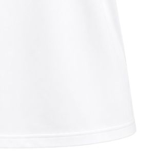 T-shirt blanc pour femme, coupe ajustée, col rond, manches courtes, avec logo personnalisé imprimé, style décontracté, streetwear, haut tendance pour femme - Product Image 6