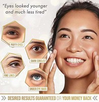 Vente chaude soins de la peau vitamine E collagène gel masque pour les yeux or patch pour les yeux cristal sous le masque pour les yeux