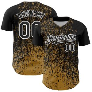 Maillot de baseball personnalisé par sublimation 100 % polyester, séchage rapide, respirant, uniforme d'équipe, entièrement boutonné, col ras du cou unisexe, sangle en T - Product Image 3