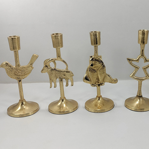Set 5 <b>Aluminium</b> Candle Holder Christmas Handmade Eco-Friendly New Arrival Trending Design Home Hotel <b>Table</b> Top Decorative - Product Image 5