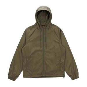 Vestes coupe-vent en nylon sublimé personnalisables de haute qualité, légères, imperméables, avec capuche, service OEM, vente en gros 2026 - Product Image 1