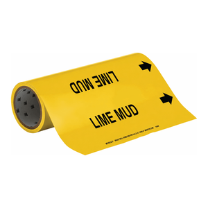 Marcador de Tuberías Flexible en Rollo Brady Lime MUD para Identificación de Tuberías Industriales - Product Image 3
